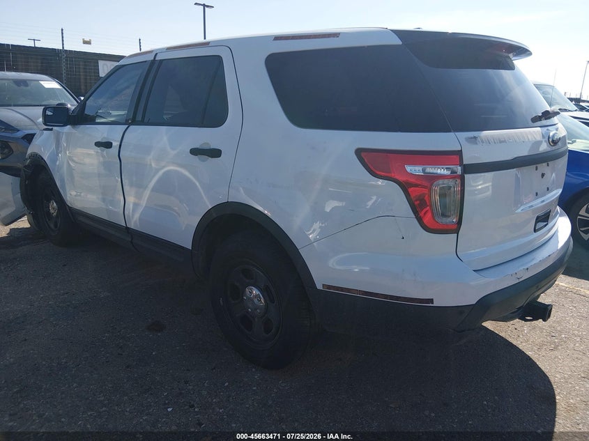 Vin: 1fm5k8ar4egb85823, lot: 46162043, ford utility police interceptor 20143