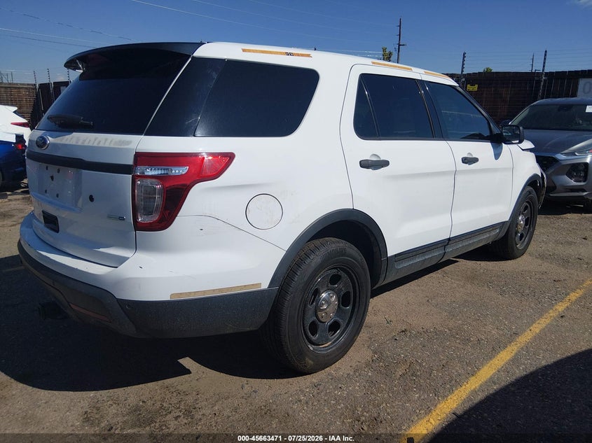 Vin: 1fm5k8ar4egb85823, lot: 46162043, ford utility police interceptor 20144