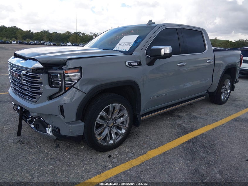 Vin: 3gtphge88sg138611, lot: 46162055, gmc sierra 1500 2wd  short box denali 20252