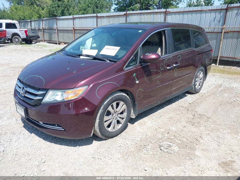 2014 HONDA ODYSSEY auction photo 2
