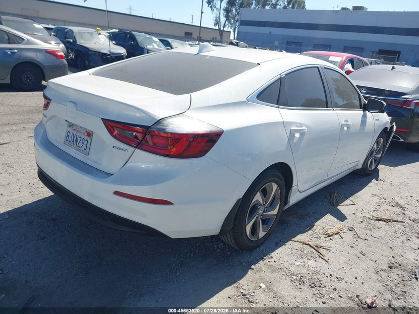 Vin: 19xze4f50ke033223, lot: 46162092, honda insight ex 20194