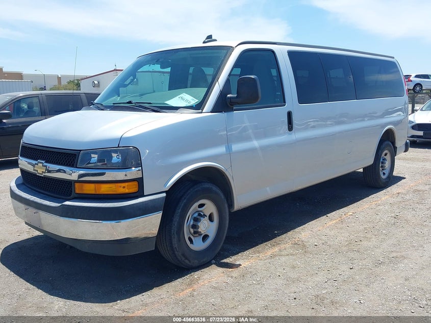 Vin: 1gazgpfg2j1299754, lot: 46162108, chevrolet express 3500 lt 20182