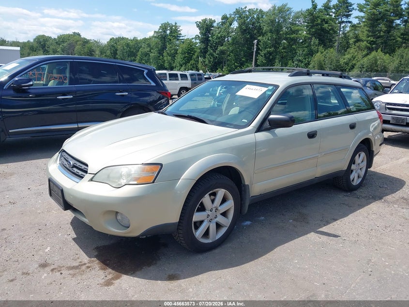 2007 Subaru Outback, Обычный износ, IAAI, VIN 4S4BP61C477326090 — фото 2