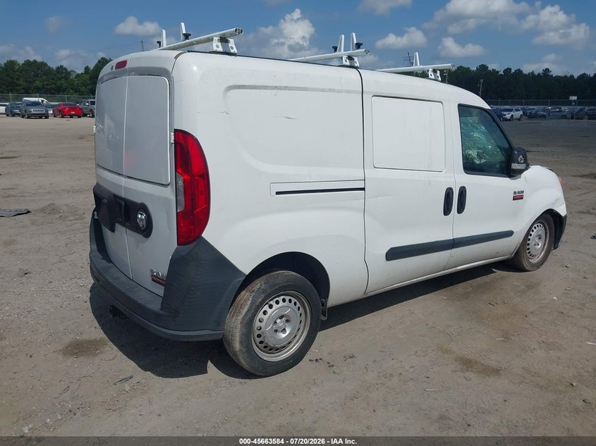 Vin: zfbhrfabxl6s09441, lot: 46162156, ram promaster city tradesman 20204