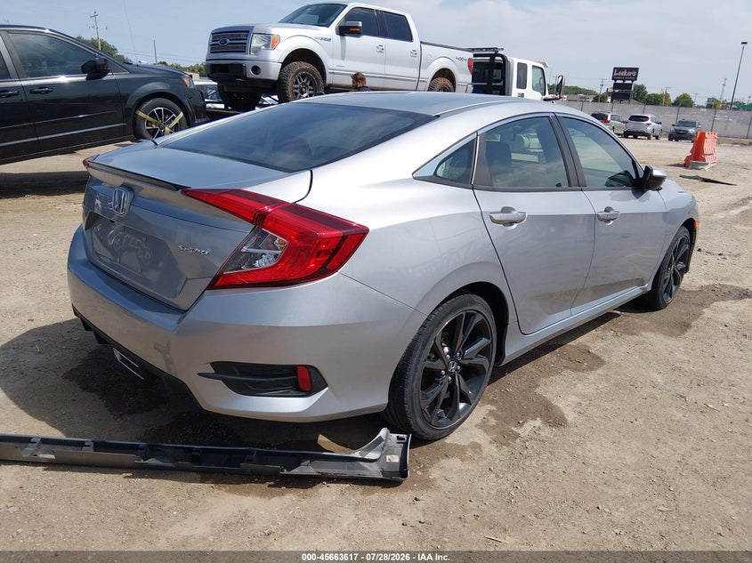 HONDA CIVIC 2021 VIN 19XFC2F85ME000986