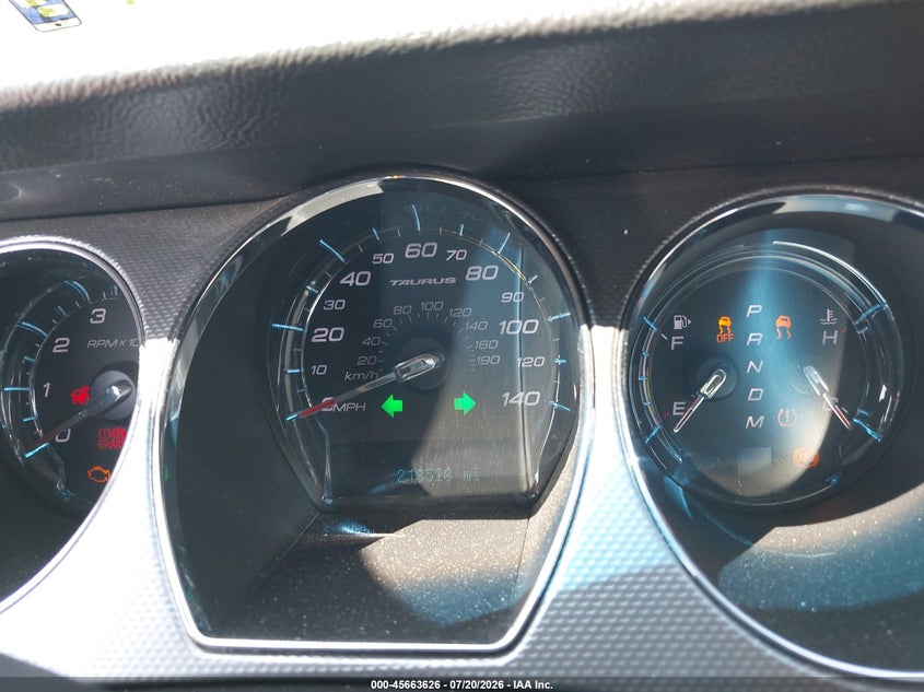 2010 Ford Taurus Sel VIN: 1FAHP2EW1AG160409 Lot: 45663626