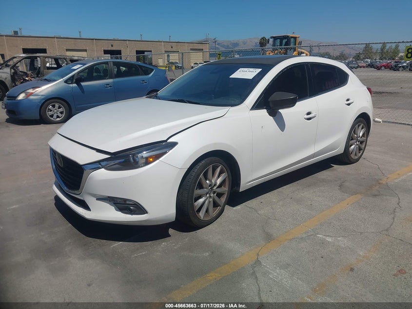 Vin: jm1bn1m30h1134176, lot: 46162235, mazda mazda3 grand touring 20172
