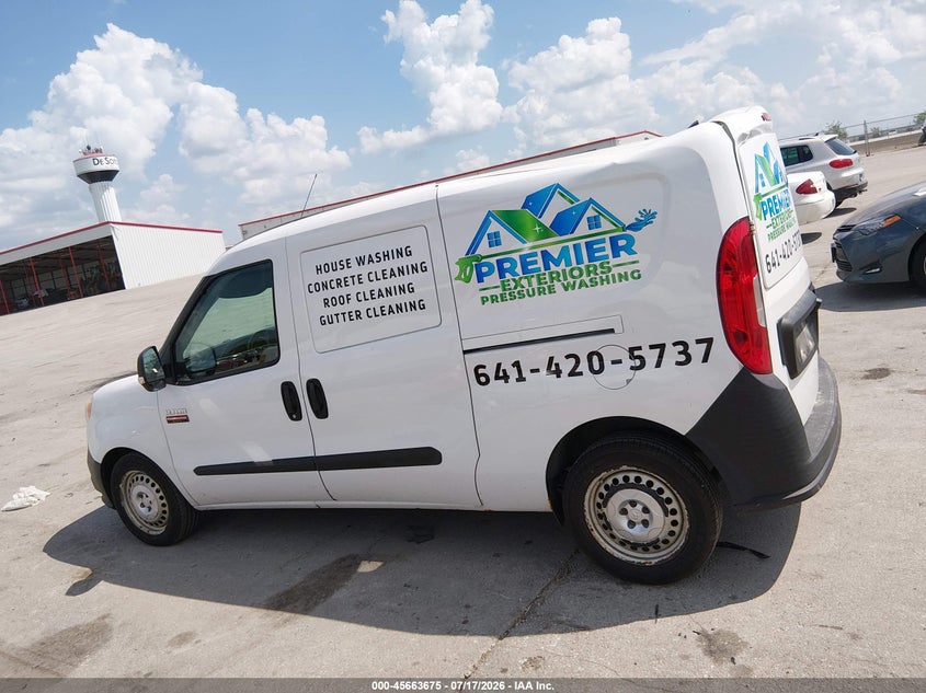 2016 Ram Promaster City Tradesman VIN: ZFBERFAT6G6C49990 Lot: 45663675