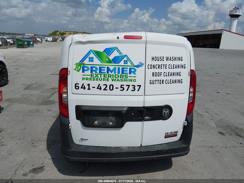 2016 Ram Promaster City Tradesman VIN: ZFBERFAT6G6C49990 Lot: 45663675
