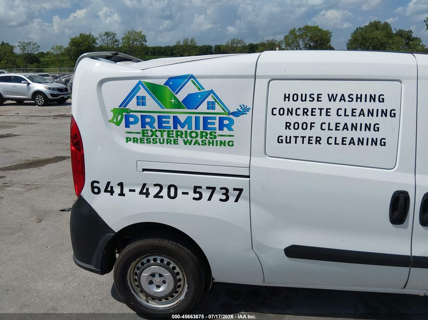 2016 Ram Promaster City Tradesman VIN: ZFBERFAT6G6C49990 Lot: 45663675