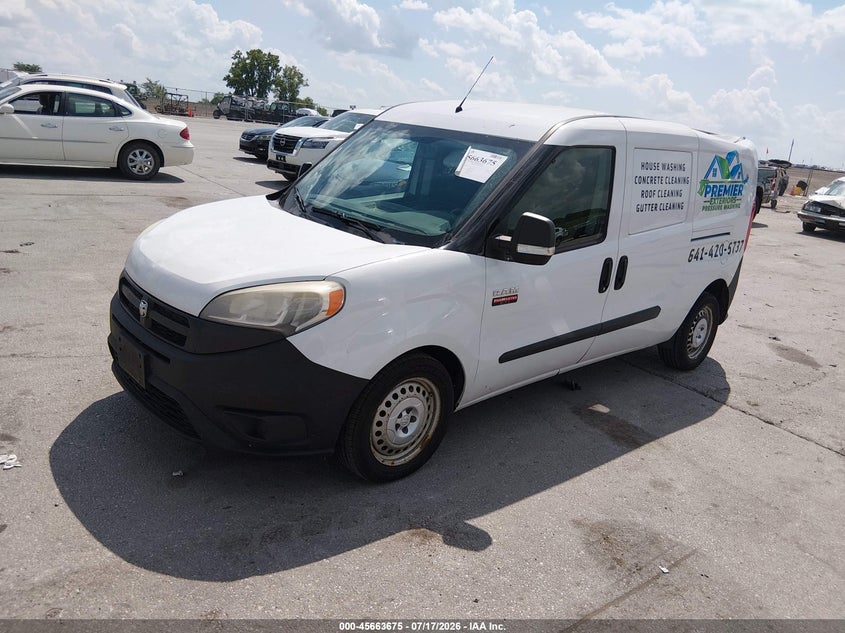 Vin: zfberfat6g6c49990, lot: 46162247, ram promaster city tradesman 20162