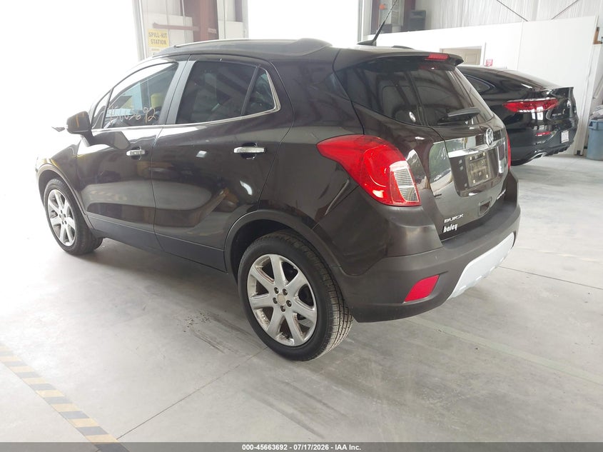 Vin: kl4cjcsb9eb777034, lot: 46162264, buick encore leather 20143