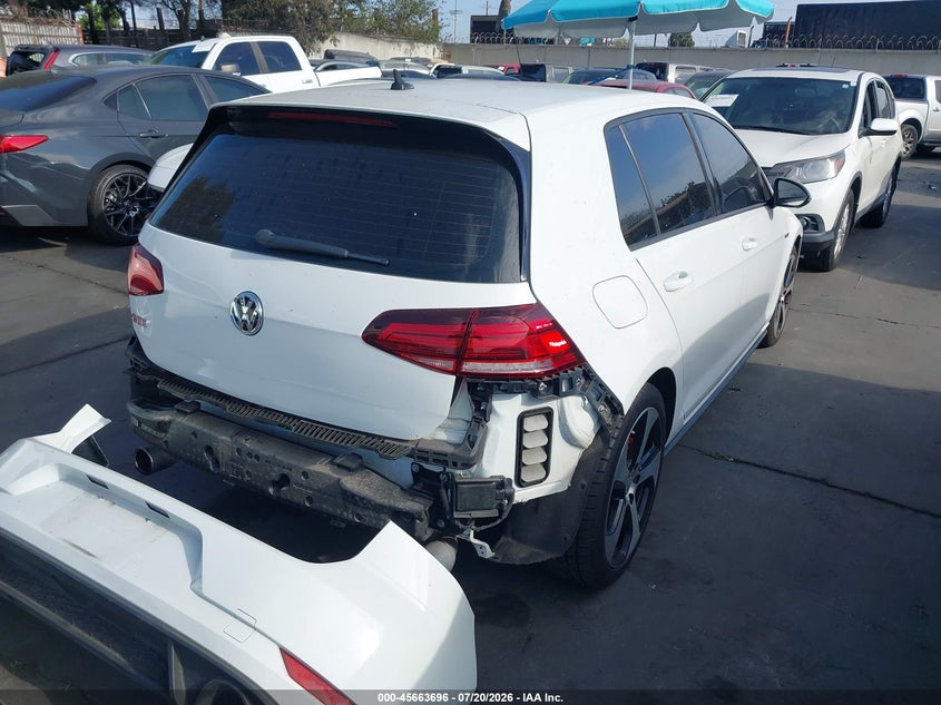 Vin: 3vw6t7au3km016363, lot: 46162268, volkswagen golf gti 2.0t autobahn/2.0t rabbit edition/2.0t s/2.0t se 20194