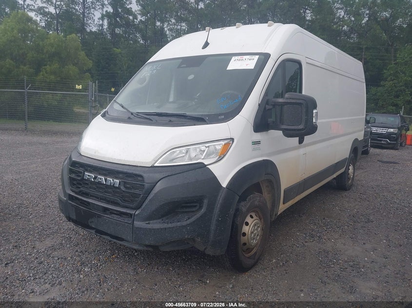 Vin: 3c6lrvdg2pe563745, lot: 46162280, ram promaster 2500 high roof 159 wb 20232