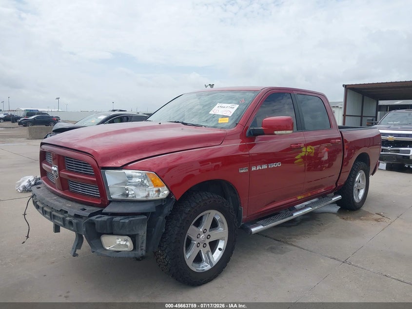 Vin: 1d7rb1ct9bs583890, lot: 46162331, ram ram 1500 sport 20112