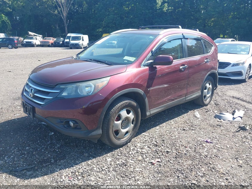 2013 Honda CR-V, Rear, IAAI, VIN 5J6RM4H77DL026310 — photo 2