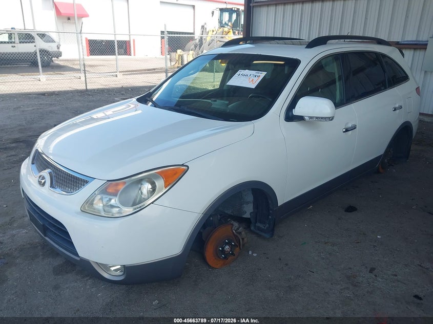 2010 Hyundai Veracruz Limited, Обычный износ, IAAI, VIN KM8NU4CC9AU139041 — фото 2