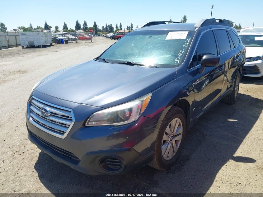 Vin: 4s4bsaac2h3333985, lot: 46162375, subaru outback 2.5i 20172