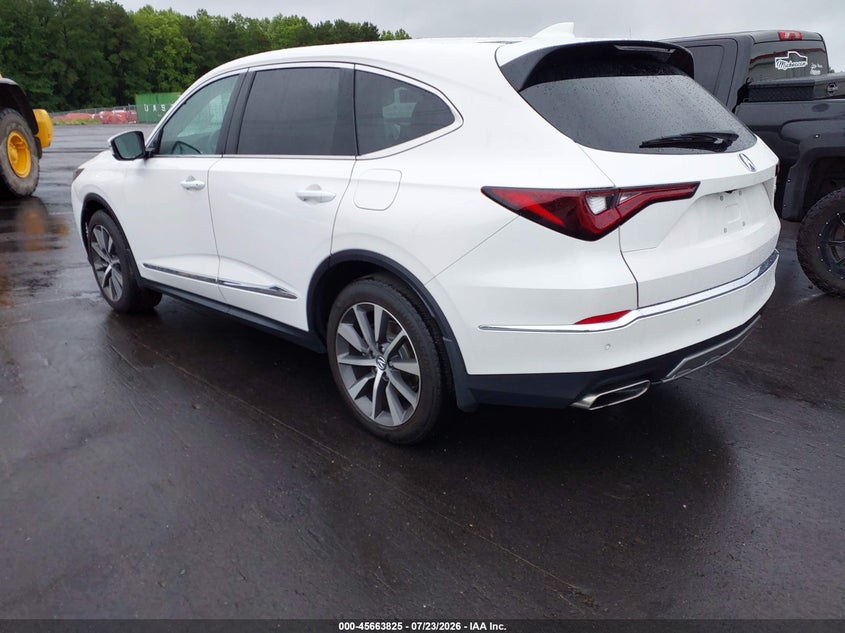 Vin: 5j8yd9h4xsl000903, lot: 46162397, acura mdx technology package 20253