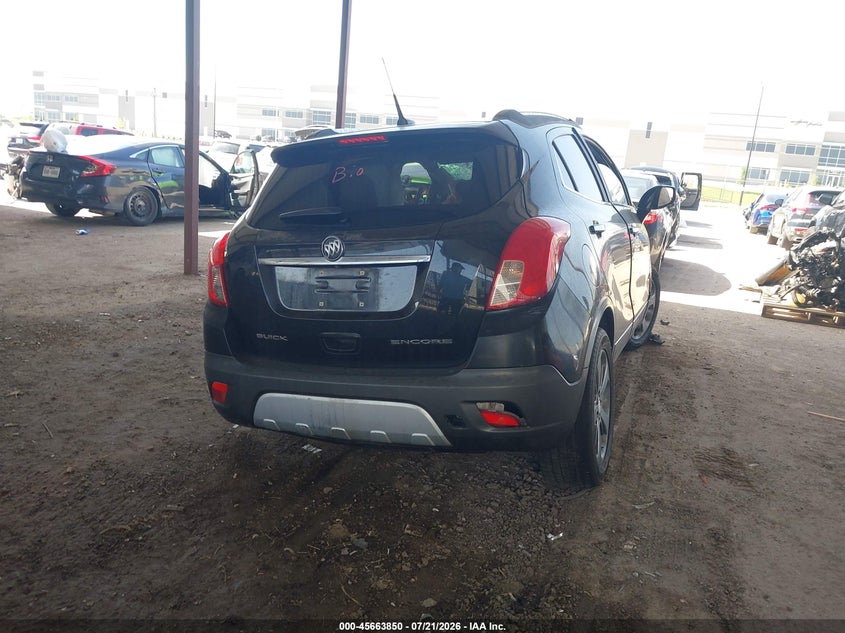 Vin: kl4cjcsb9eb687009, lot: 46162422, buick encore leather 20144