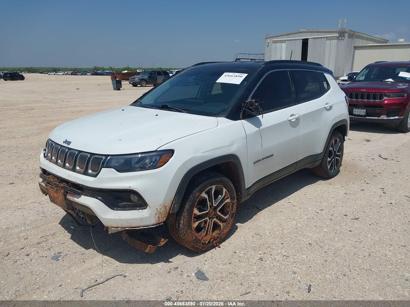 2022 Jeep Compass Limited 4X4 VIN: 3C4NJDCB5NT197135 Lot: 45663890