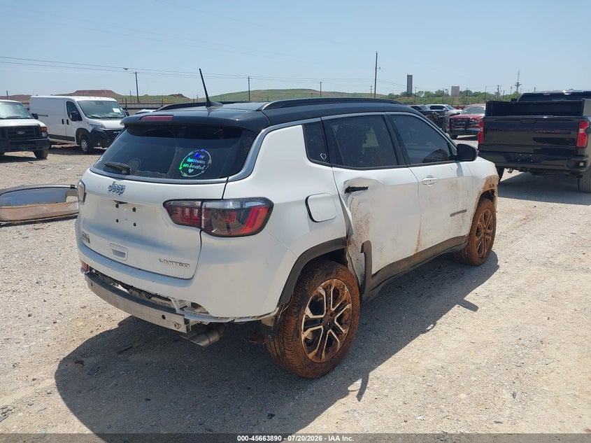 2022 Jeep Compass Limited 4X4 VIN: 3C4NJDCB5NT197135 Lot: 45663890