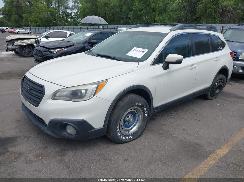 Vin: 4s4bsafc5g3215579, lot: 46162470, subaru outback 2.5i premium 20162