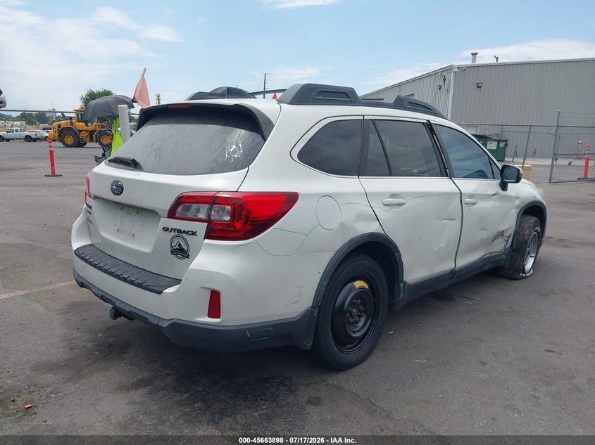 Vin: 4s4bsafc5g3215579, lot: 46162470, subaru outback 2.5i premium 20164