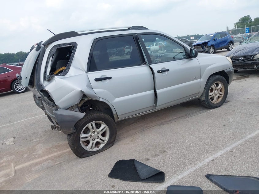 2008 Kia Sportage Lx V6 VIN: KNDJE723787455324 Lot: 45663911