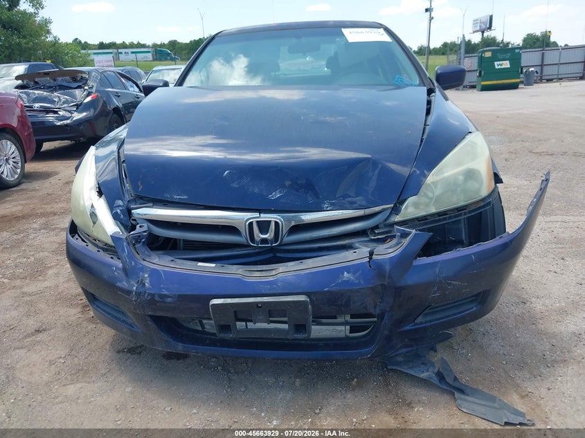 2007 Honda Accord 3.0 Se VIN: 1HGCM66487A040556 Lot: 45663929