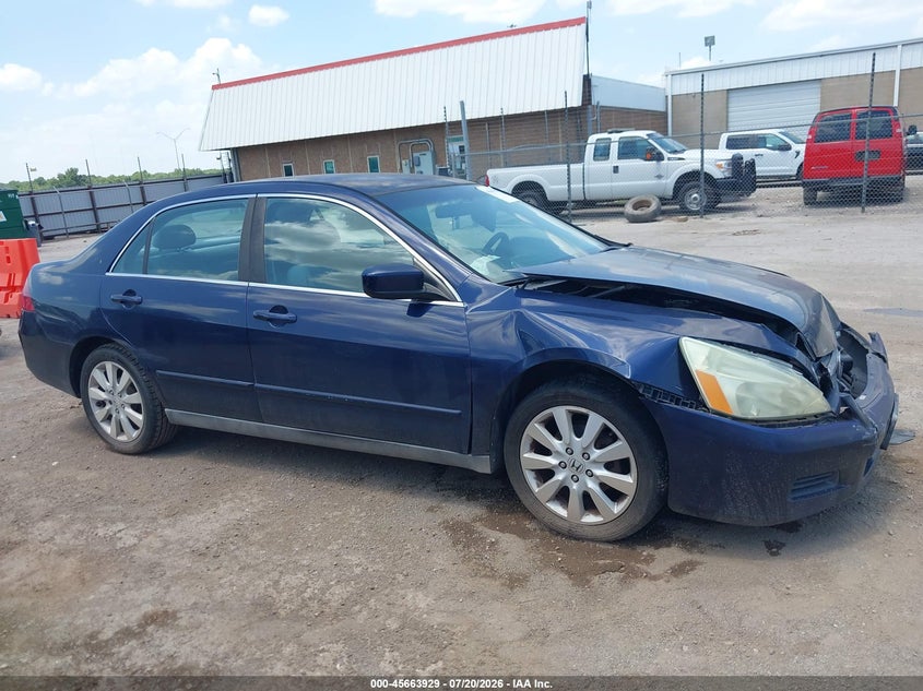 2007 Honda Accord 3.0 Se VIN: 1HGCM66487A040556 Lot: 45663929