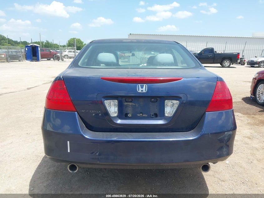 2007 Honda Accord 3.0 Se VIN: 1HGCM66487A040556 Lot: 45663929