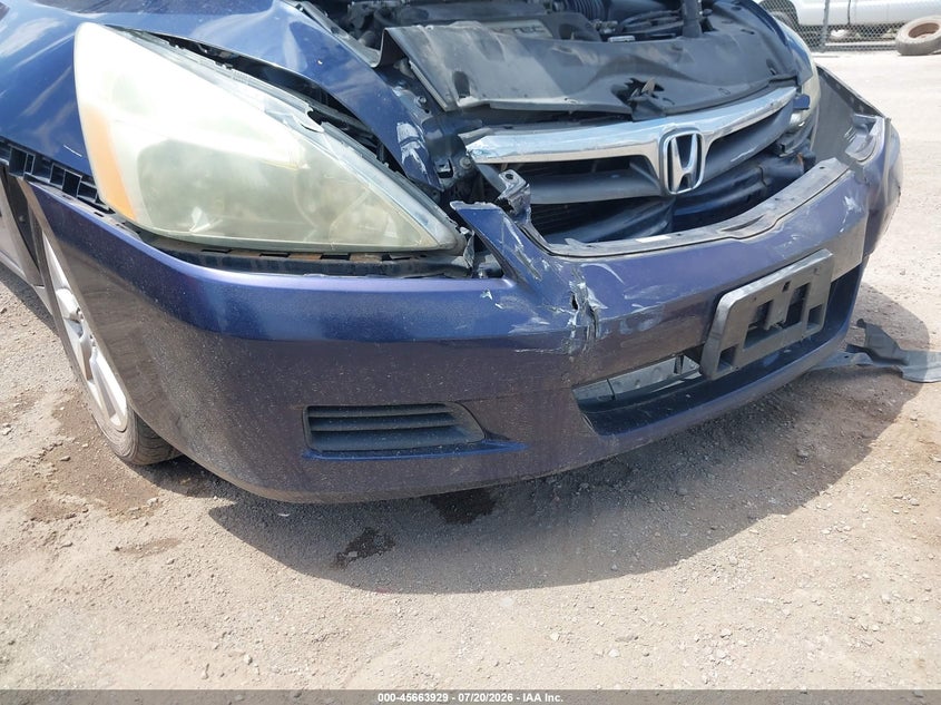 2007 Honda Accord 3.0 Se VIN: 1HGCM66487A040556 Lot: 45663929