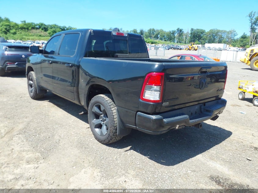2019 Ram 1500 Big Horn/Lone Star 4X4 5'7 Box VIN: 1C6SRFFT1KN748465 Lot: 45663995