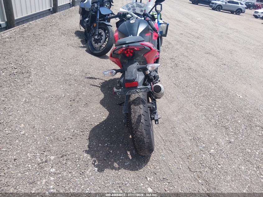 2025 Kawasaki Ex500 VIN: ML5EXGG14SDA46898 Lot: 45664013