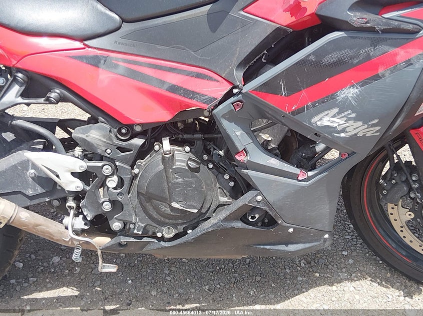2025 Kawasaki Ex500 VIN: ML5EXGG14SDA46898 Lot: 45664013
