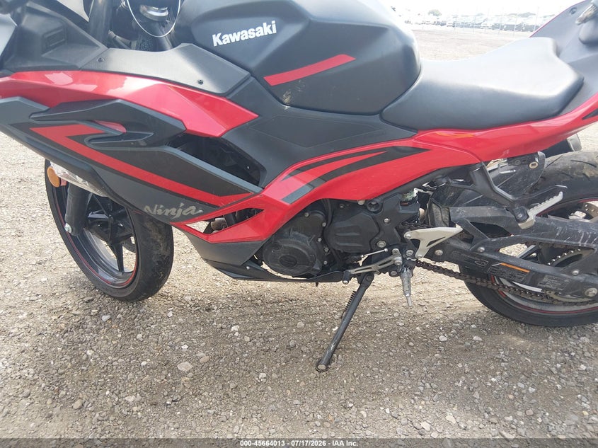 2025 Kawasaki Ex500 VIN: ML5EXGG14SDA46898 Lot: 45664013