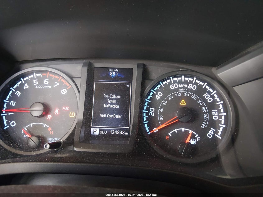 2019 Toyota Tacoma Sr VIN: 5TFAX5GN0KX149906 Lot: 45664025