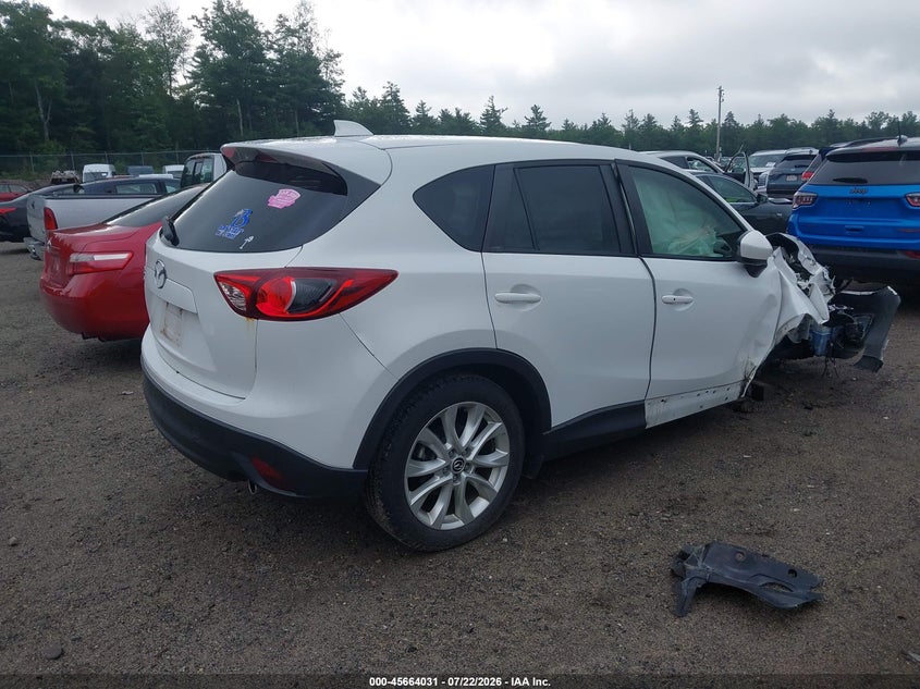 Vin: jm3ke4dy5e0357724, lot: 46162603, mazda cx-5 grand touring 20144