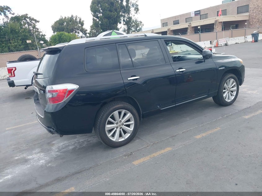 2008 TOYOTA HIGHLANDER HYBRID auction photo 4