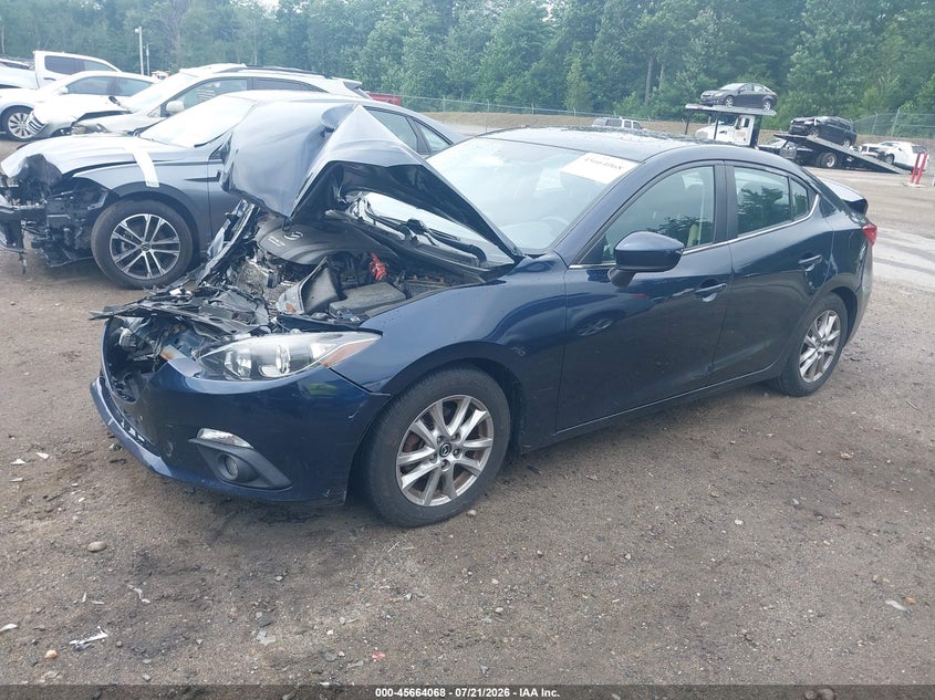 Vin: jm1bm1v74g1350258, lot: 46162640, mazda mazda3 i touring 20162