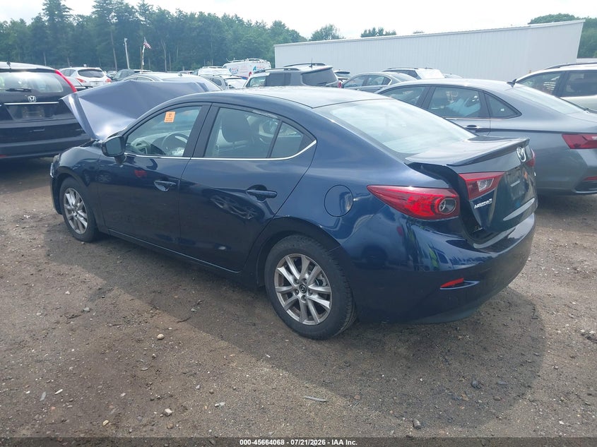 Vin: jm1bm1v74g1350258, lot: 46162640, mazda mazda3 i touring 20163