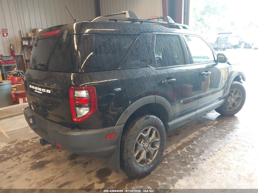 Vin: 3fmcr9d90mra87335, lot: 46162661, ford bronco sport badlands 20214