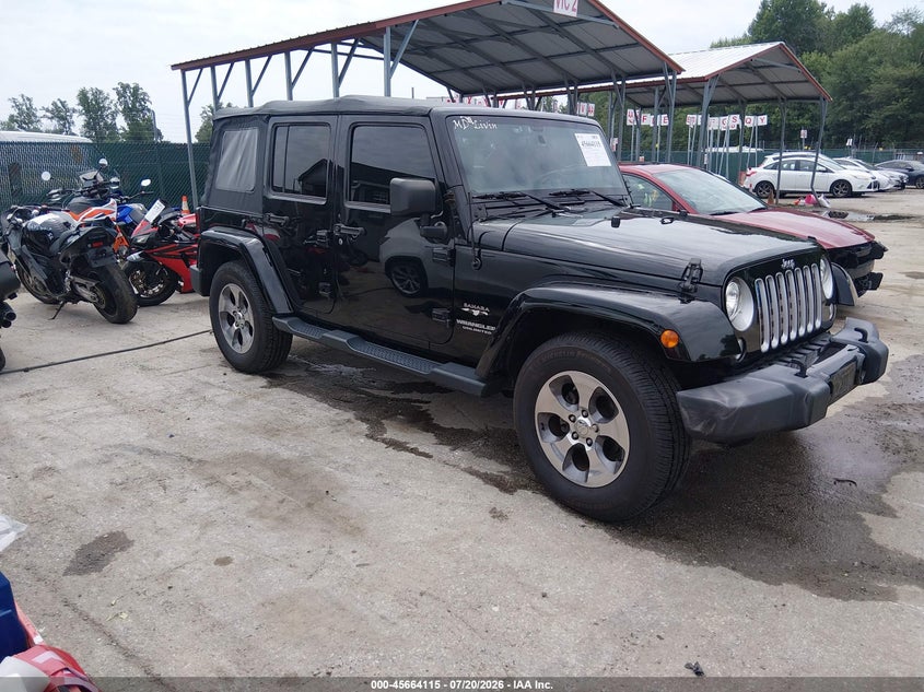 2017 Jeep Wrangler Unlimited Sahara VIN: 1C4BJWEG4HL622352 Lot: 45664115