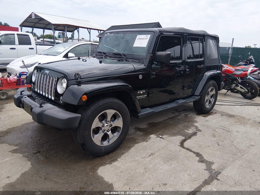 2017 Jeep Wrangler Unlimited Sahara VIN: 1C4BJWEG4HL622352 Lot: 45664115