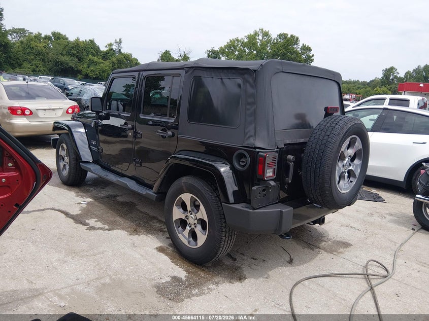2017 Jeep Wrangler Unlimited Sahara VIN: 1C4BJWEG4HL622352 Lot: 45664115