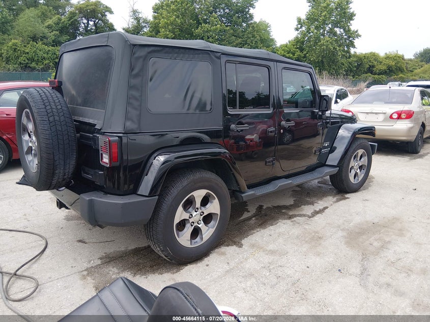 2017 Jeep Wrangler Unlimited Sahara VIN: 1C4BJWEG4HL622352 Lot: 45664115