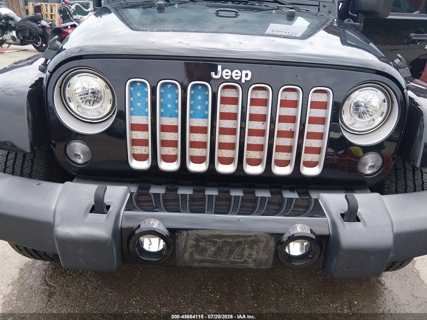 2017 Jeep Wrangler Unlimited Sahara VIN: 1C4BJWEG4HL622352 Lot: 45664115