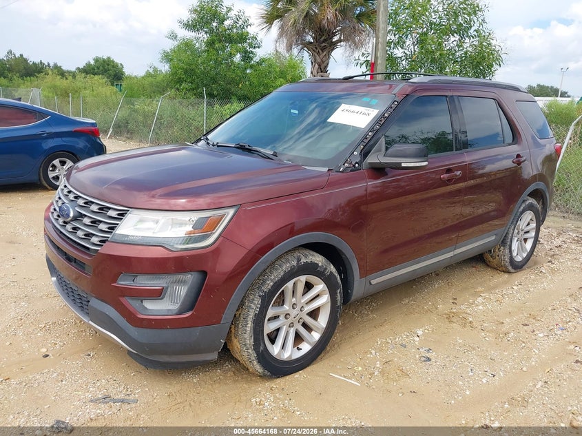 Vin: 1fm5k7dh4ggc54963, lot: 46162740, ford explorer xlt 20162