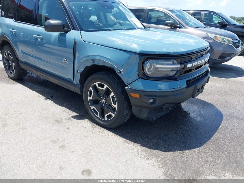 2021 Ford Bronco Sport Outer Banks VIN: 3FMCR9C68MRA42991 Lot: 45664169